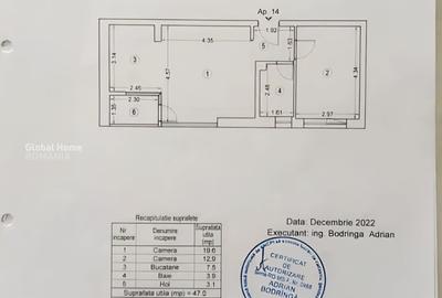 Apartament cu 2 camere decomandat, mobilat în Băneasa - 23