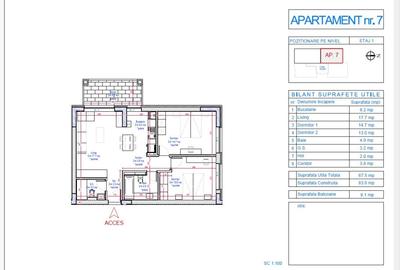 Apartament de vanzare 3 camere -imobil nou- zona Calarasi- Sf Stefan - 12