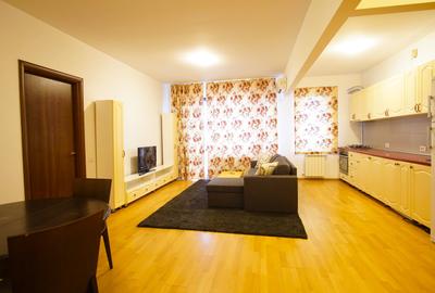 Apartament cu 2 camere semidecomandat, mobilat în Băneasa