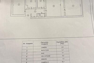 Apartament cu 3 camere semidecomandat în Tudor Vladimirescu - 6