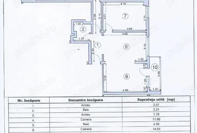 Apartament cu 3 camere decomandat în Rogerius - 9