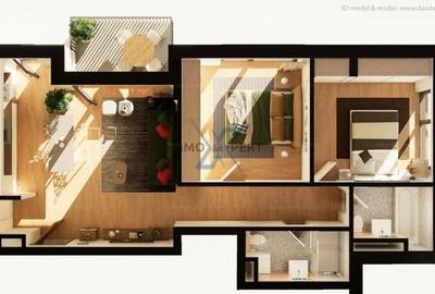 Apartament de 2 camere, Intre Lacuri , Bloc Nou! - 18