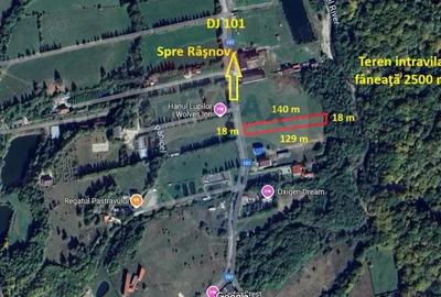Teren intravilan, 2500 mp, Rasnov, Glajarie
