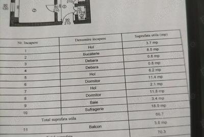 Apartament cu 3 camere decomandat în Central - 1