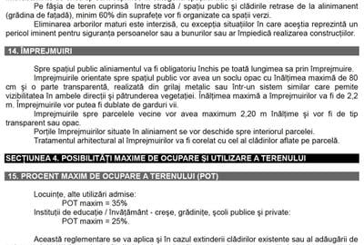 Teren Construcții intravilan de 552 mp, în Câmpului - 8