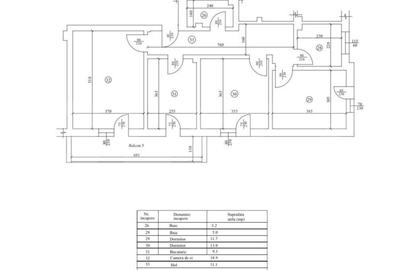 Apartament cu 3 camere decomandat în Exterior Sud - 1