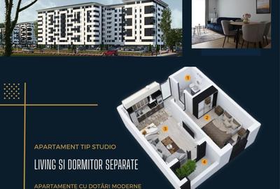 Apartament cu 2 camere în Chiajna