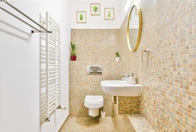 Penthouse cu 4 camere semidecomandat, mobilat în Aviației - 22