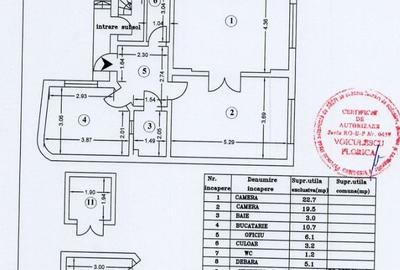 Apartament cu 3 camere circular, mobilat în P-ța Victoriei - 9