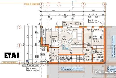Apartament 4 camere in duplex, 2 niveluri, cartier de case nou, parcare ! - 3