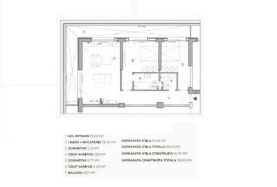 Apartament cu 3 camere în Central - 2