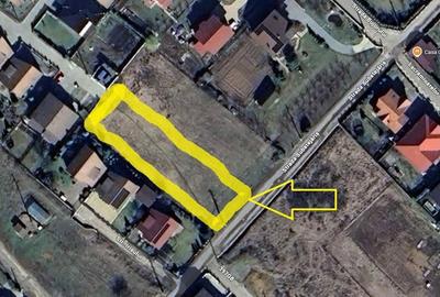 Teren de 1300 mp, în Corunca - 2