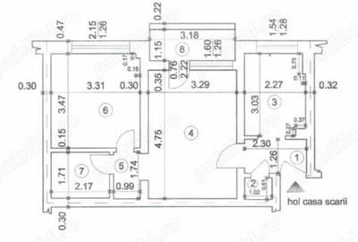 Apartament cu 2 camere în Sud - 8