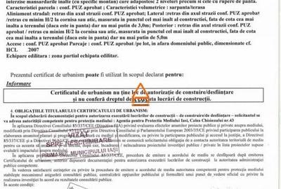 Teren intravilan , PUZ , locuinte colective ( D+P+3E+M ) - 16.270 mp - Pacurari - 5