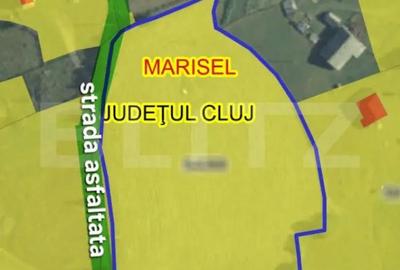 Teren de 12474 mp, în Mărișel