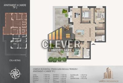 Apartament cu 4 camere semidecomandat în Theodor Pallady