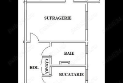 Apartament cu 3 camere semidecomandat în Central - 4