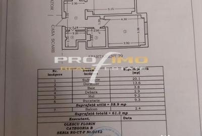 Apartament cu 2 camere decomandat în Central