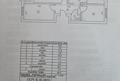 Apartament cu 3 camere decomandat în Tătărași