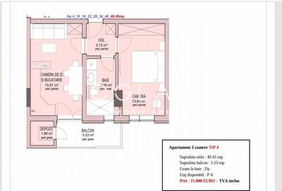 Apartament 2 camere nou, zona Doamna Stanca - 6