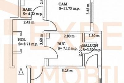 Apartament 2 camere decomandat, Tomis Nord – Rovere, etaj 1, centrala gaze - 2