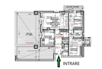 Penthouse cu 3 camere 2 bai si 2 terase zona Calea Surii Mici din Sibi - 8