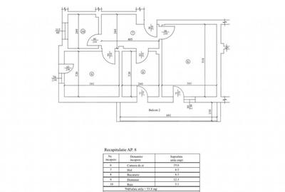 Apartament cu 2 camere decomandat în Central