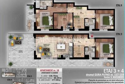 Apartament 5 camere, Duplex -Finisaje Premium /Disponibilitate imediata - 14