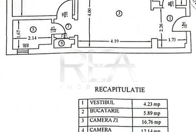 Apartament 2 camere Titan - etaj 8 cu balcon si parcare - 12