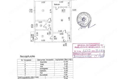 Apartament cu 2 camere decomandat în Central - 15