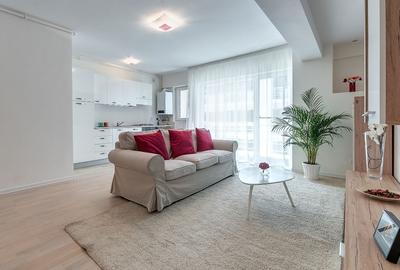 Apartament cu 3 camere semidecomandat, mobilat în Băneasa - 2