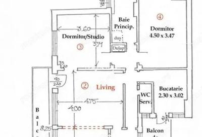 Apartament cu 3 camere, mobilat în Grădina Icoanei - 3