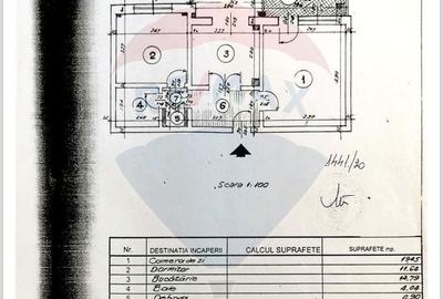 Apartament cu 2 camere decomandat, mobilat în 13 Septembrie - 15