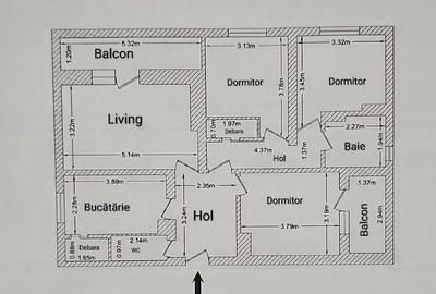 Apartament cu 4 camere decomandat în 1 Decembrie - 8