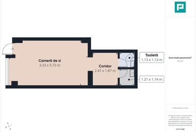 Spațiu comercial, de 26 mp, în Confecții - 2