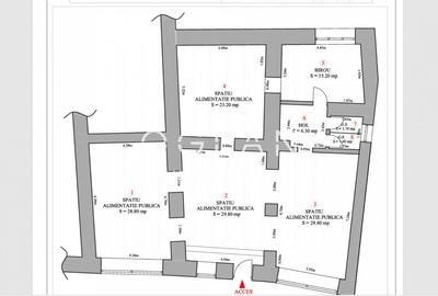 Spatiu comercial 136 mp, central, strada 9 Mai  0% Comision - 2