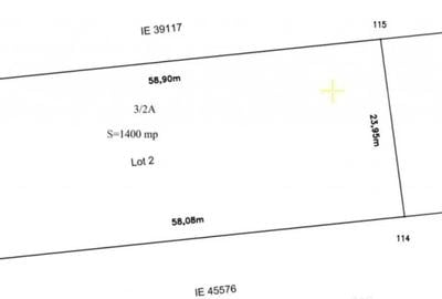 Teren de 1400 mp, în Central
