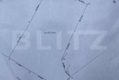 Teren de 2022 mp, în Șard - 2