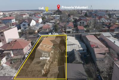 Teren pentru casa vis-a-vis Primarie Voluntari, Str Anton Pann