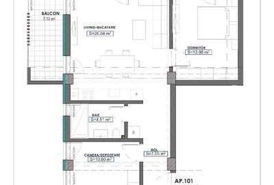 Apartamente Premium 3 camere Bratianu 211 - 3