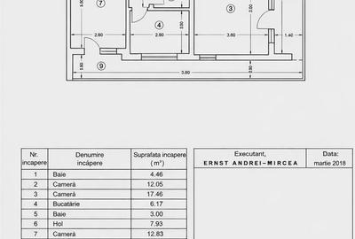 Apartament cu 3 camere în Jiului - 1