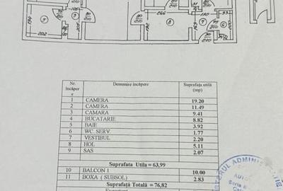 Apartament cu 3 camere semidecomandat, mobilat în Turda - 8