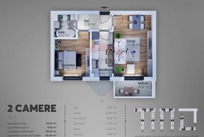 Apartament decomandat in Complexul Rezidential Aqua City,... - 3