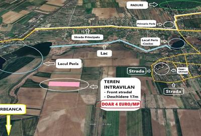 Proprietar - SUPER OFERTA - Teren intravilan  Peris - 7.043 mp - doar 4 euro/mp - 7