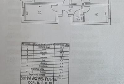 Apartament cu 3 camere decomandat în Tătărași - 2