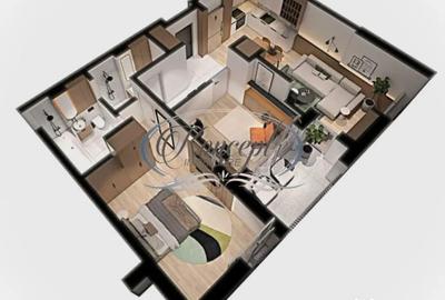 Apartament cu 3 camere semidecomandat în Florești - 6