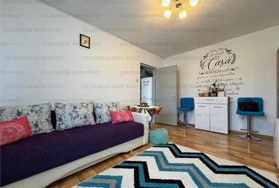 Apartament cu 2 camere semidecomandat, mobilat în Florilor