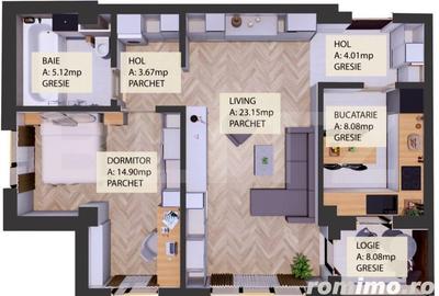 Apartament cu 2 camere decomandat în Rădăuți - 2