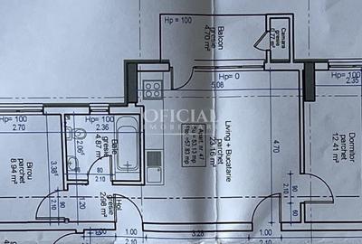 Apartament cu 3 camere semidecomandat în Florești - 8