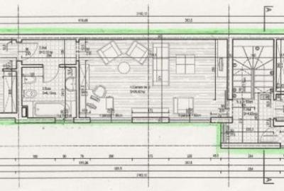 Apartament in Vila P+1, Eminescu - Mosilor - 110 mp.  curte + parcare + nemobilat - 10
